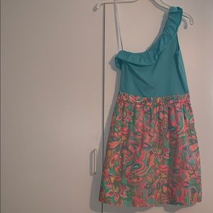 Lilly Pulitzer one shoulder dress size XS
